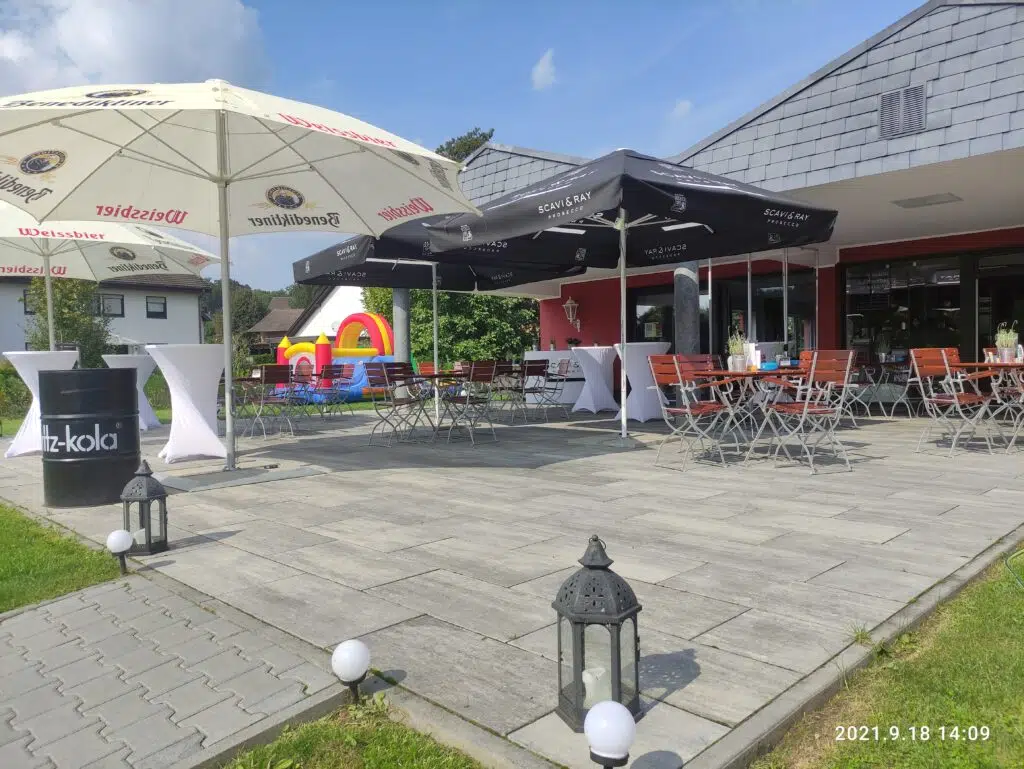 Eventlocation Siegburg Terrasse